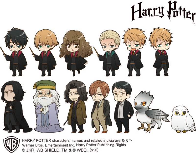 Illustration for article titled The Official Anime Versions of Harry Potter Characters